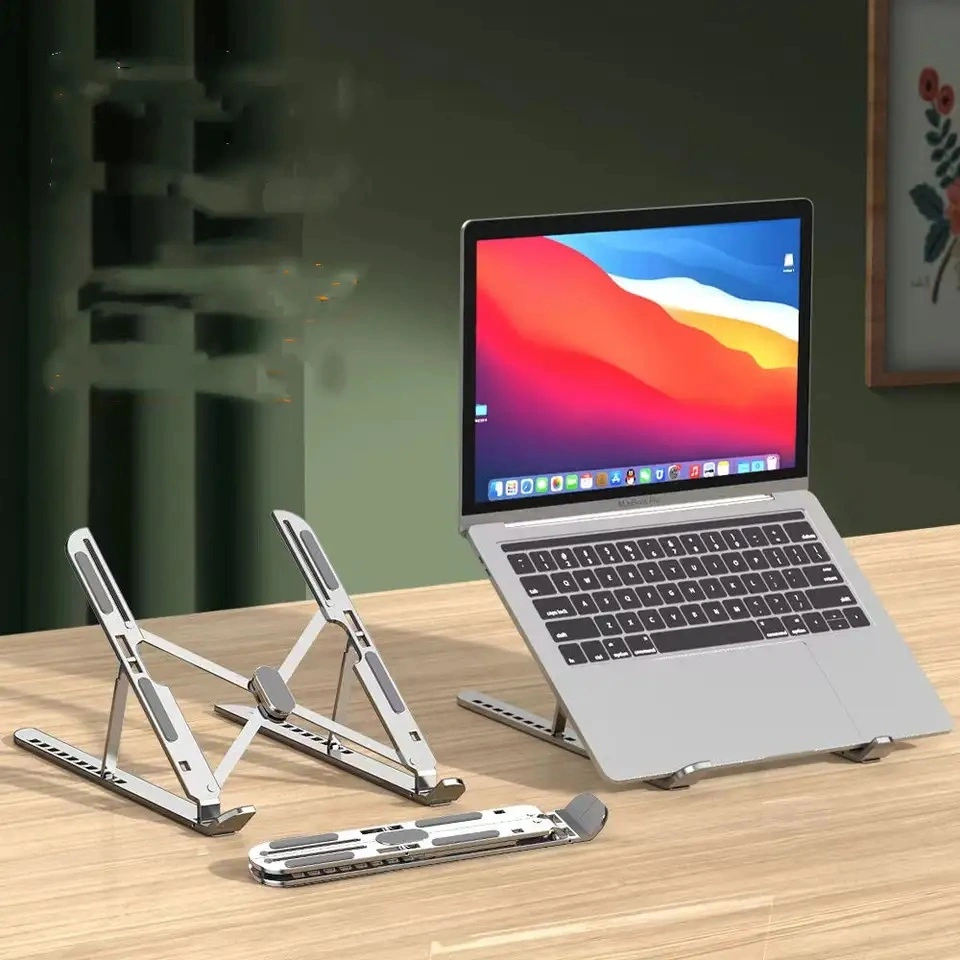 Support Ordinateur Portable Pliable en Aluminium
